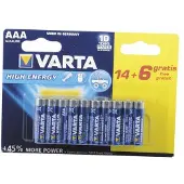 Varta Longlife Power - AAA Alkaline Batterijen - 20 stuks