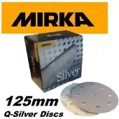 Mirka Q-Silver Festo Schuurschijven 125mm met 9 gaten - P100