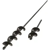 Westfalia Stalen plantboor/aardeboor set, 2 stuks