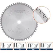 Rotec HM dry-cutter zaagblad bouwstaal, ø150x2,2x20mm Z=30 WZ - 5560015