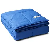 Bongusta plaid - puffy planket Dazzling blue - deken - hoog blauw