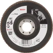 Bosch LAMELLENSCHUURSCHIJF DIAM. 125 MM, KORREL 40, HAAKSE UITVOERING