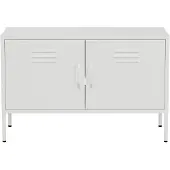 Lendo Online TV Meubel Metaal 100x40x65 cm Wit
