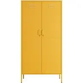 Lendo Online Lockerkast Metaal 90x50x180 cm Geel