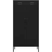 Lendo Online Lockerkast Metaal 90x50x180 cm Zwart