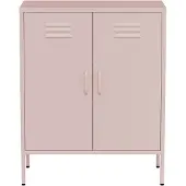 Lendo Online Dressoir Metaal 80x40x100 cm Roze