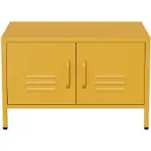Lendo Online Salontafel Metaal 68x50x43,5 cm Geel