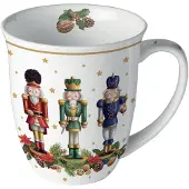 Ambiente Tasse 0,4 L Porzellan Nussknacker