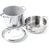Greenpan Venice Pro Evershine 3-delige multikookset 24cm - PFAS-vrij