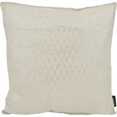 Gek op kussens! Sierkussen hila silver / white | 45 x 45 cm | polyester