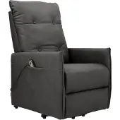 Notio Living Marko-Elektrische fauteuil met liftup in antraciet
