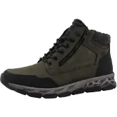 Tom Tailor Veterboots olijfgroen / zwart