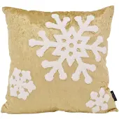 NOVÉE Velvet gold snow | 45 x 45 cm | kussenhoes | fluweel/polyester