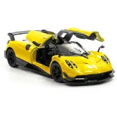 KINSMART Pagani Huayra BC 1:38 Geel Metalen Modelauto