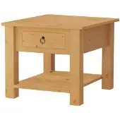 Loft 24 Ines-Salontafel - 1-lade - Natuur Grenen