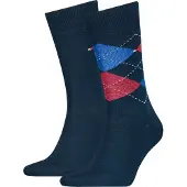 Tommy Hilfiger Sokken Marine, Ruit