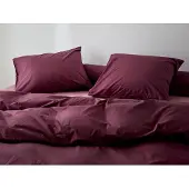 Yumeko Dekbedovertrek set Gewassen Percal Katoen 200x220 Paars - Eco, Bio & Fairtrade