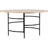 Venture Home Copenhagen eetkamertafel Ø140cm whitewash.
