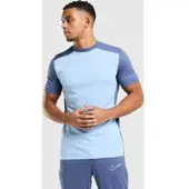 Nike Academy voetbaltop met Dri-FIT en korte mouwen voor heren - Blauw | Maat