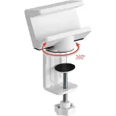 MaxTrack stekkerdoos bureaubevestiging | draaibaar | schroefklem | bureaublad tot 50mm | wit