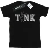 Disney Meisjes Tinker Bell Collegiate Tink Katoenen T-shirt (Zwart)