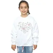Disney Meisjes The Aristocats Marie Heart Sweatshirt (Wit)