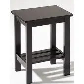 Loft 24 Trend-Nachtkastje - Zwart MDF