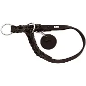Hunter Hondenhalsband Solid Education Bruin Maat S-M