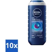 Nivea MEN - Douchegel - Total Relax - 250 ml - Bulkverpakking - 10 stuks