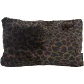 NOVÉE Fluffy luipaard bruin | 30 x 50 cm | kussenhoes | polyester
