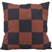 Gek op kussens! Checker zwart/ | 45 x 45 cm | kussenhoes | katoen/polyester