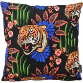 Gek op kussens! Tiger style | 45 x 45 cm | kussenhoes | katoen/polyester