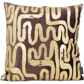 NOVÉE Sierkussen naja marron | 45 x 45 cm | velvet/viscose