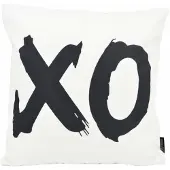 Gek op kussens! Xo white | 45 x 45 cm | kussenhoes | katoen/polyester
