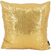 Gek op kussens! Shiny glitter gold | 45 x 45 cm | kussenhoes | polyester
