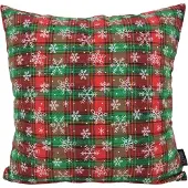 Gek op kussens! Sierkussen glow tartan | 45 x 45 cm | polyester