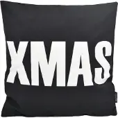 Gek op kussens! Xmas black | 45 x 45 cm | kussenhoes | katoen/polyester