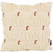 NOVÉE Sierkussen furry pumpkin beige | 45 x 45 cm | polyester