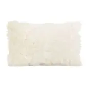 NOVÉE Furry velvet crème | 30 x 50 cm | kussenhoes | velvet/polyester