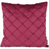 NOVÉE Velvet cross wijn | 45 x 45 cm | kussenhoes | velvet/polyester