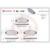 Brembo P 85 144E Remblokken