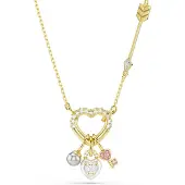 Swarovski Ketting goud / natuurwit