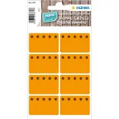 Herma Diepvries etiketten 26x40 mm oranje Ijskristal 48 st. - 10 stuks