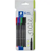 Staedtler triplus 334 C6 Fineliner 0.3 mm 6 stuk(s)