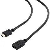 Cablexpert HDMI verlengkabel | HDMI2.0 (4K 60Hz + HDR) | koper | zwart | 3 meter