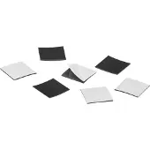 MAGNETOPLAN Takkis Stickers Magnetisch 1,5 x 1,5 cm Zwart 15501 1 Vel à 140 Stuks