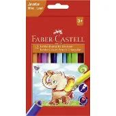 Faber-Castell Kleurpotloden - Driehoekig - Jumbo - 5,4 mm - 12 s - - OneSize - Tekensets