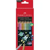 Faber-Castell Metallic Kleurpotloden Kleurenassortiment 10 Stuks
