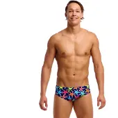 Funky Trunks Classic Swimming Brief Blauw AUS 38 Man