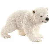 Schleich Wild Life, Realistische Arctic Dier Speelgoed voor Kinderen, Baby IJsbeer Cub Figurine, 3+